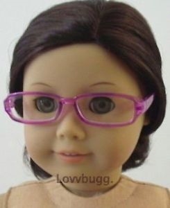 Purple Lavender Eye Glasses for American Girl 18" Doll Accessory  Widest Variety 